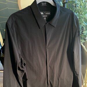 Zara traveler shirt jacket black with two side pockets size large men